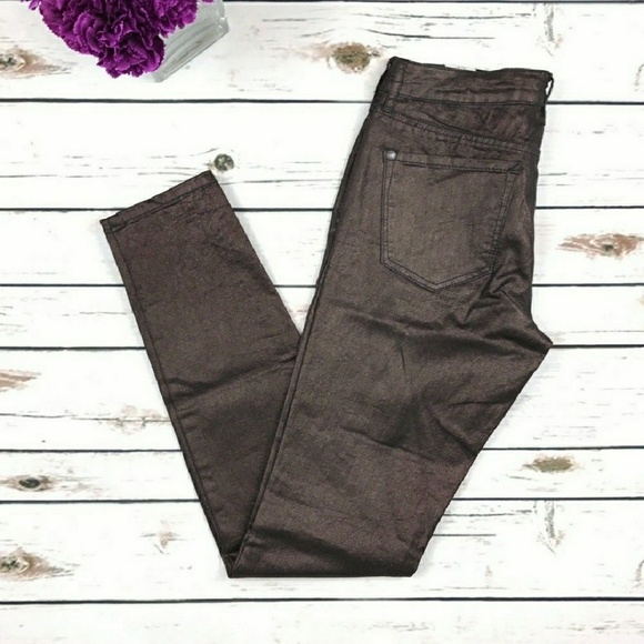 Jessica Simpson Denim - NEW Jessica Simpson Bronze Metallic Jeggings